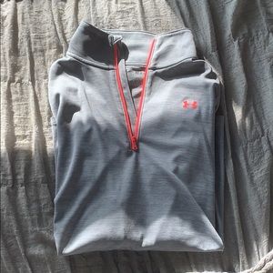 Gray Under Armour Quarter Zip